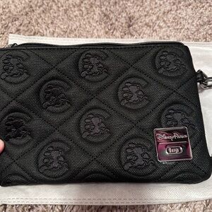 Lug Black Quilted Crossbody Bag
